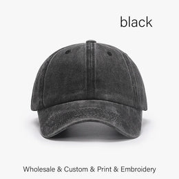 SLECKTON Custom Logo Retro Baseball Cap for Men and Women DIY Design Letter Embroidery Hat Customize Cap Graphic Print Wholesale
