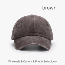 SLECKTON Custom Logo Retro Baseball Cap for Men and Women DIY Design Letter Embroidery Hat Customize Cap Graphic Print Wholesale