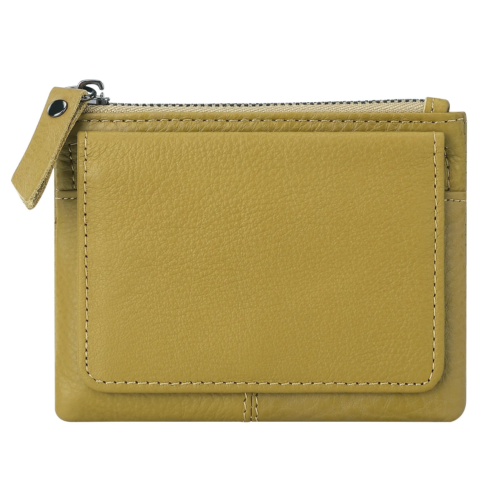 New Cow Leather Women's And Men's Card Bag Coin Purse Slim Credit Card Holder Wallet For Men and Women ID Card Pocket