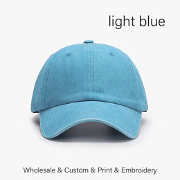 SLECKTON Custom Logo Retro Baseball Cap for Men and Women DIY Design Letter Embroidery Hat Customize Cap Graphic Print Wholesale