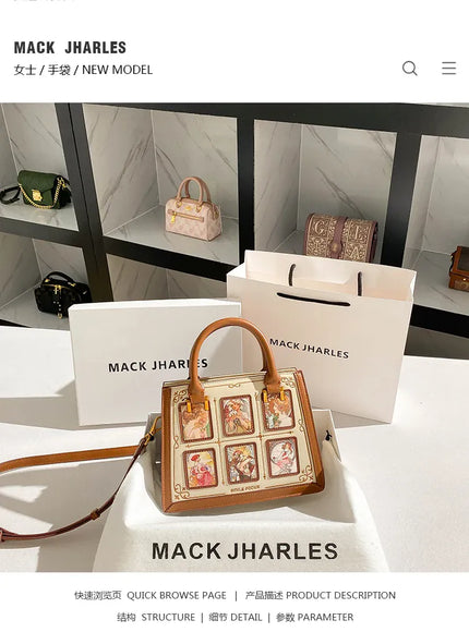 Women's Handbag – High-end Contrasting Colors