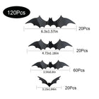 120pcs Black Bat