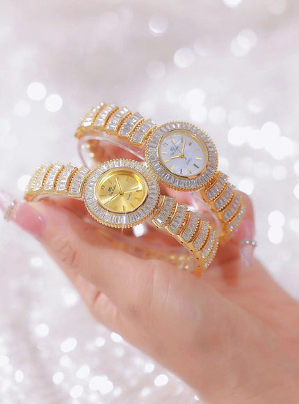KissIcon UTHAI Mermaid Diamond Waterproof Quartz Watch