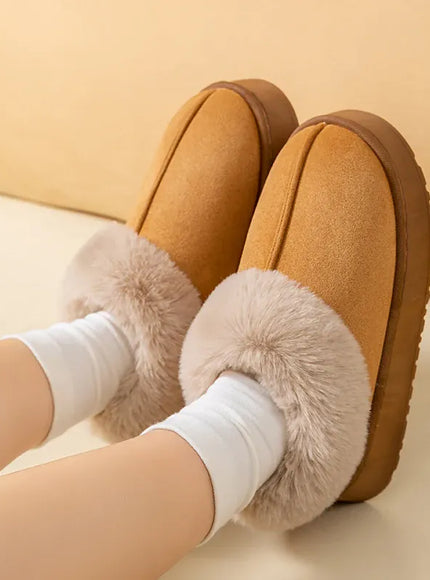 Winter Women Shoes Fashion Snow Boots Fluffy Plush