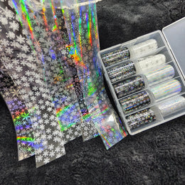 10Rolls Halloween  Christmas  Easter Nail Foils Transfer Paper  Nail Art Stickers   Decal  Nails Decoration