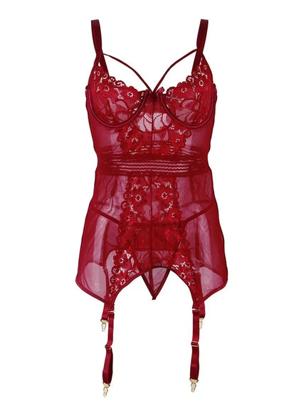 Plus Size sexy women lingerie sets pajama sets with G-String for woman young ladies from M-5XL