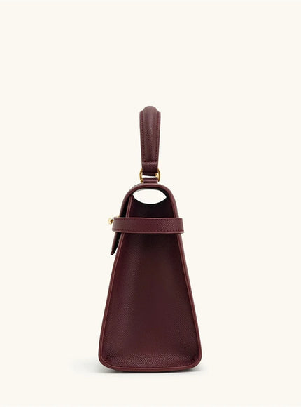 JW PEI Women's Handbag Elise Designer Fashion 2025 New Burgundy Handbag Large Square Crossbody Bag High-end Women's Bag