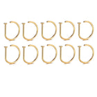 10pcs-Gold