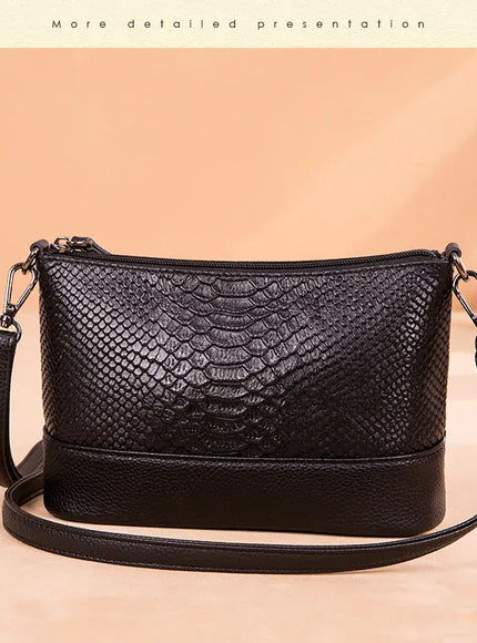 Handbag – Leather Crocodile Pattern