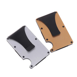 Minimalist Wallet For Men & Women - Slim RFID Wallet, Scratch Resistant, Credit Card Holder & Money Clip, Easily Removable Money