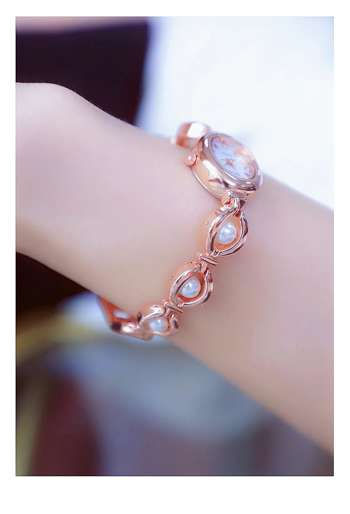 KissICON KissIcon UTHAI Womens Watch Pearl Bracelet Waterproof -