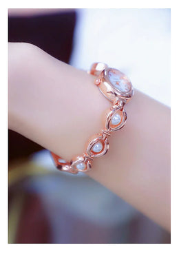 KissICON KissIcon UTHAI Womens Watch Pearl Bracelet Waterproof -