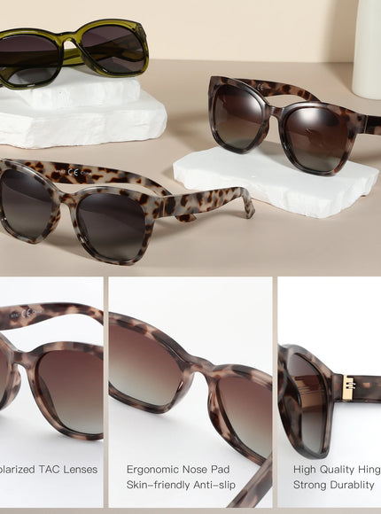 Butterfly Frame Polarised Cat Eye Sunglasses