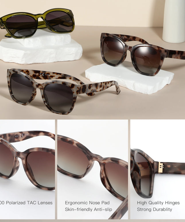 Butterfly Frame Polarised Cat Eye Sunglasses