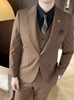 Brown 1 buttons / Asia S (EUR XXXS)