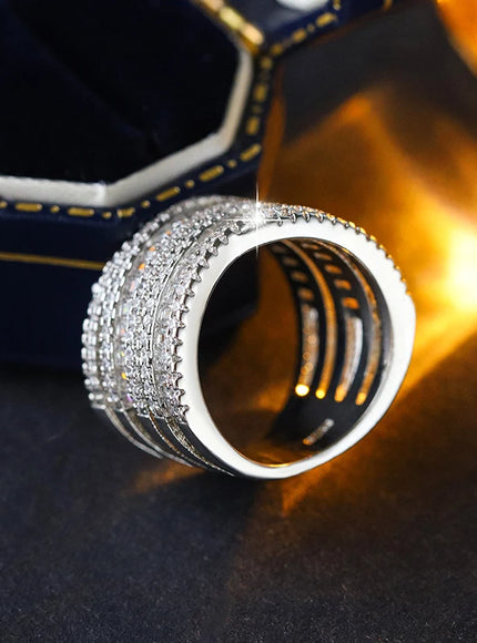 KissIcon CZ Engagement Ring For Women - Dainty Solitaire