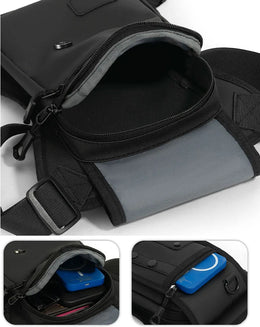 Men's Waist Bag Leg Bag Utility Belt Pack Pouch Male Hip Motorcycle Riding Leggings Thigh Bags Fanny Pack Cycling Shoulder Bag