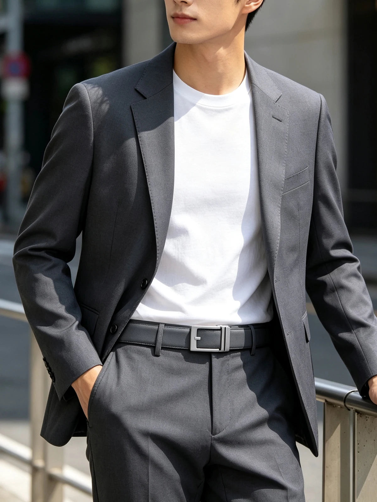 High-quality men's fashionable and luxurious belts, business-style trendy men's belts, men's belts for pairing with jeans