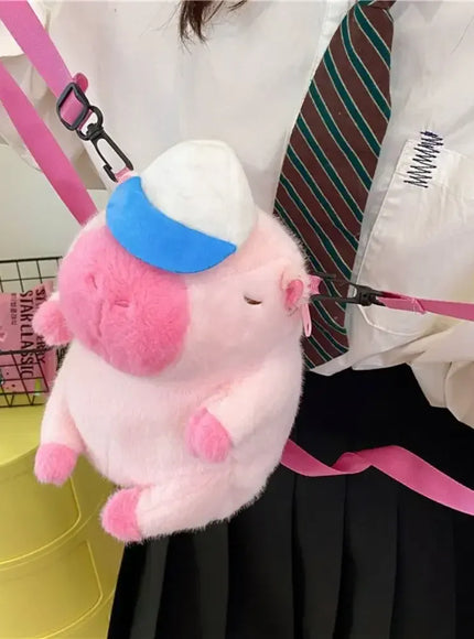 Capybara Mochila Pel Cia Para Meninas Crossbody