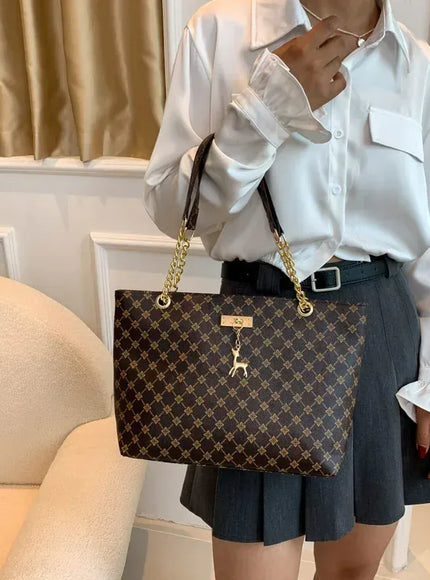 KissICON Presbyopic Handbag – Printing Shoulder Shopping