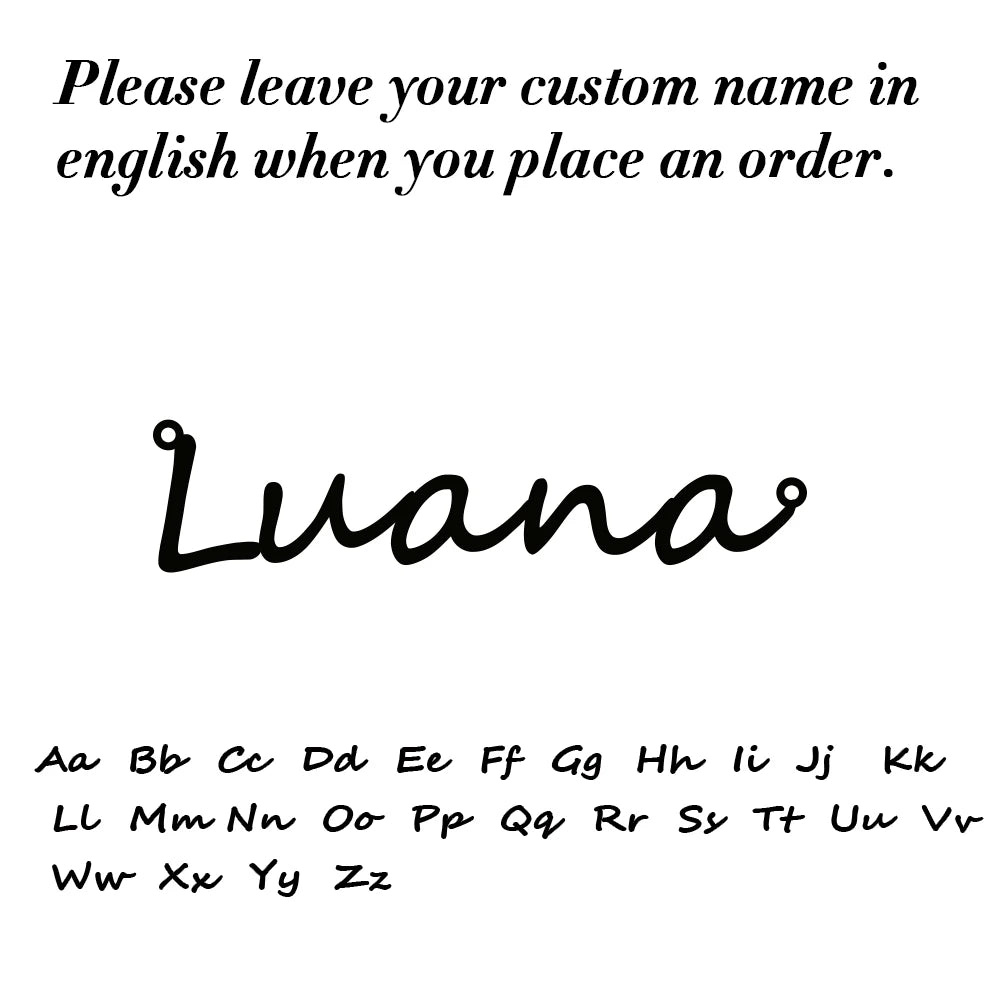 Letter Text Custom Name Bracelet For Women Men Personalized Gold Color Anklet Family Gift Stainless Steel Chain Pendant Jewelry