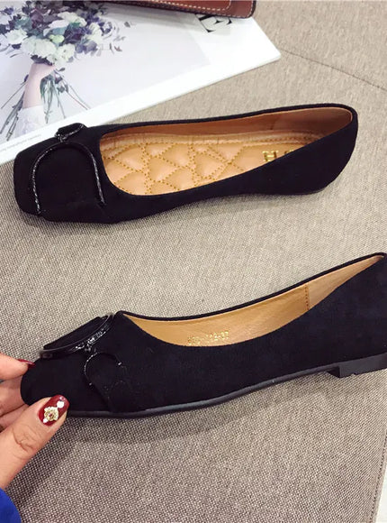 Flat Shoes for Women Spring 2023 New Suede