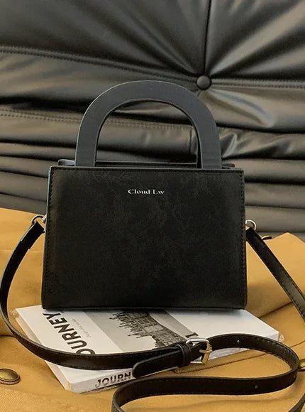 Women's Solid Color Handbag – High-quality Texture