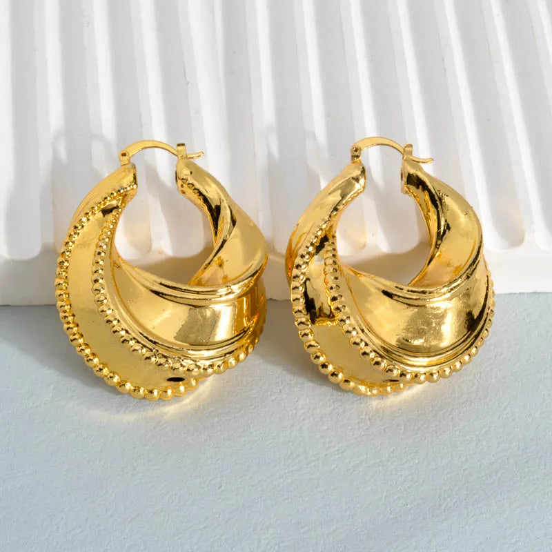 Gold Color Collar Necklace Earrings Jewelry Set For Women Dubai Africa Luxury Quality Jewellery Party Wedding Accessories
