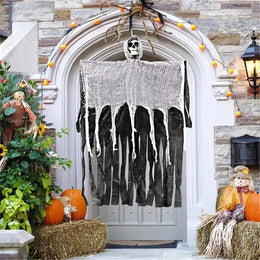 2025 Horror Skull Hanging Halloween Decorations Ghost Outdoor Haunted House Scary Pendant Props Halloween Party Decor Supplies