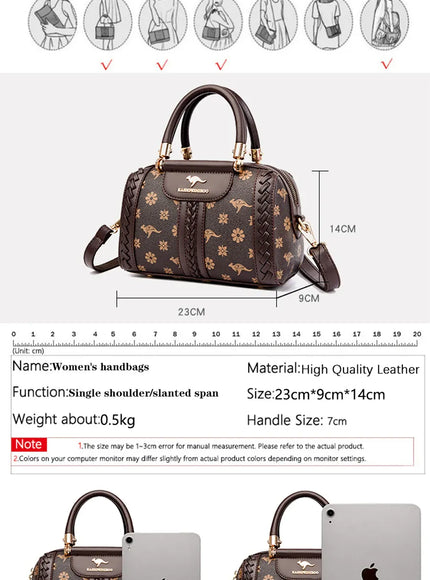 KissICON Handbags Bags Designer Shoudler Shoulder Messenger Semi