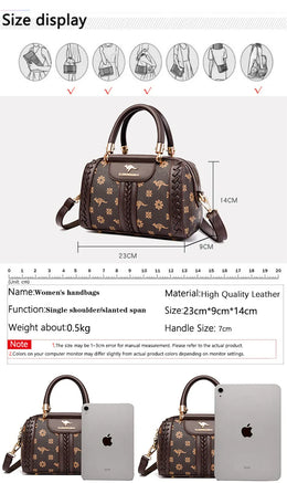 KissICON Handbags Bags Designer Shoudler Shoulder Messenger Semi