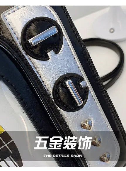 Cartoon Cute Handbags Funny Tv Transparent Square