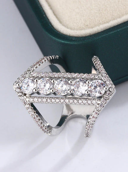 KissIcon New Stylish Finger Ring - Zirconia Luxury