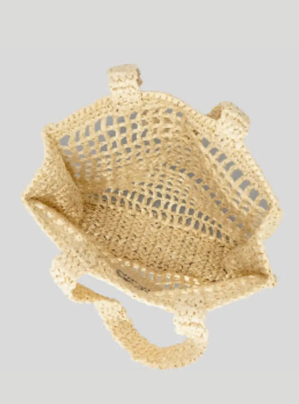Hot Sale Straw Handmade Woven Handbag – Hollow Out Solid