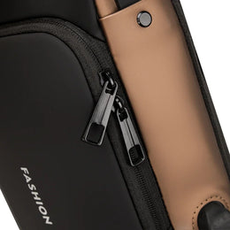 Multifunction Designer Anti-theft USB Shoulder Bag Crossbody Travel Sling Pack Messenger Pack Chest Bag Male Luxury Brand Men
