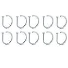 10pcs-Silver