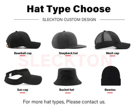 SLECKTON Custom Logo Retro Baseball Cap for Men and Women DIY Design Letter Embroidery Hat Customize Cap Graphic Print Wholesale