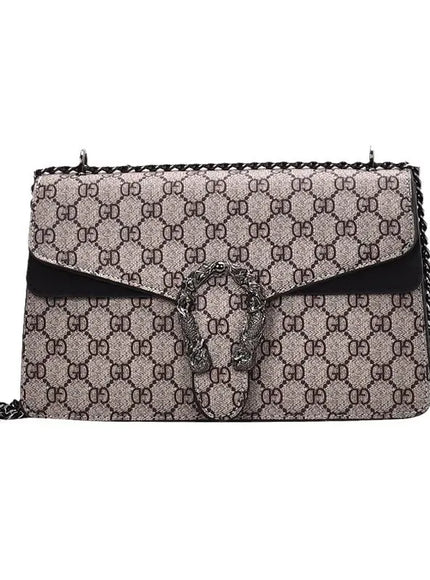 Dionysus Women's Print Shoulder Slung Bags Chain Bag