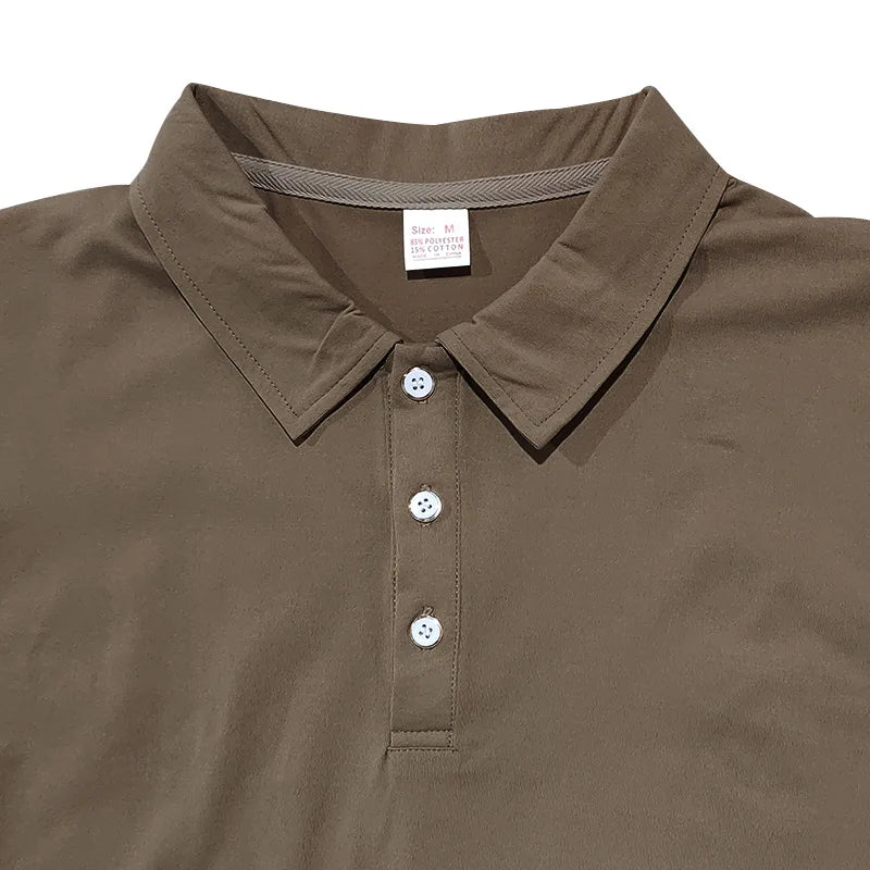 Men Polo Shirt Short Sleeve Breathable Soft Regular Fit Casual Business Golf Summer Daily Work Outdoor Lightweight Basic Tops