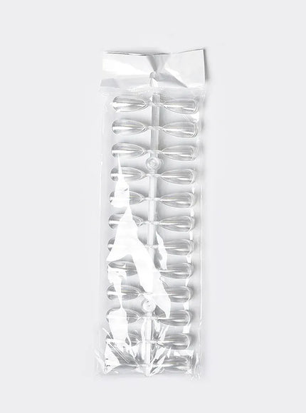 False Nails Tips Display Sticks Clear Nail Swatch