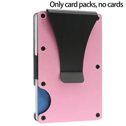 Minimalist Wallet For Men & Women - Slim RFID Wallet, Scratch Resistant, Credit Card Holder & Money Clip, Easily Removable Money