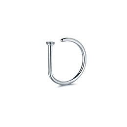 Fake Nose Ring Hoop Lip Labret Ring for Women Non Pierce Hoop Nose Ring  Septum Hoop  Ring Tragus Rook Ring Non Piercing Jewelry