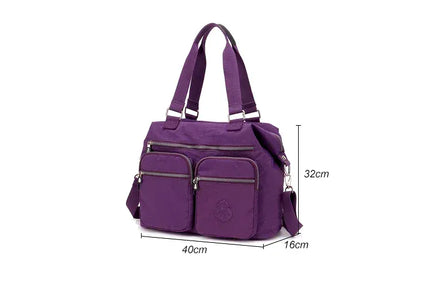 Women's Top-handle Big Handbag – Nylon Bags Waterproof