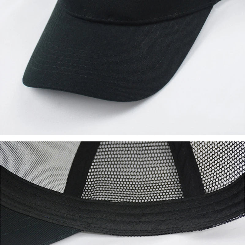 Professional Custom Logo Printing Embroidery Design Mesh Cap Sunscreen Sun Visor Cap Casual Versatile Sun Hat Men Women Hats