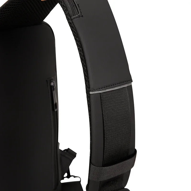 Multifunction Designer Anti-theft USB Shoulder Bag Crossbody Travel Sling Pack Messenger Pack Chest Bag Male Luxury Brand Men