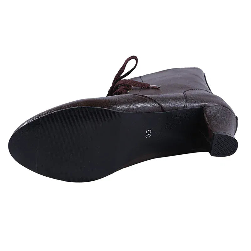 KissICON New Fashion Women Low Kitten Heel Ankle Boots