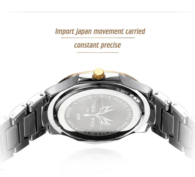 KissICON KissIcon UTHAI W93 Womens Diamond Luxury Watch Gold
