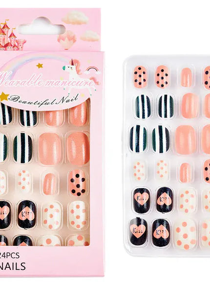 KissIcon Children Press On Nails - 24 Pcs