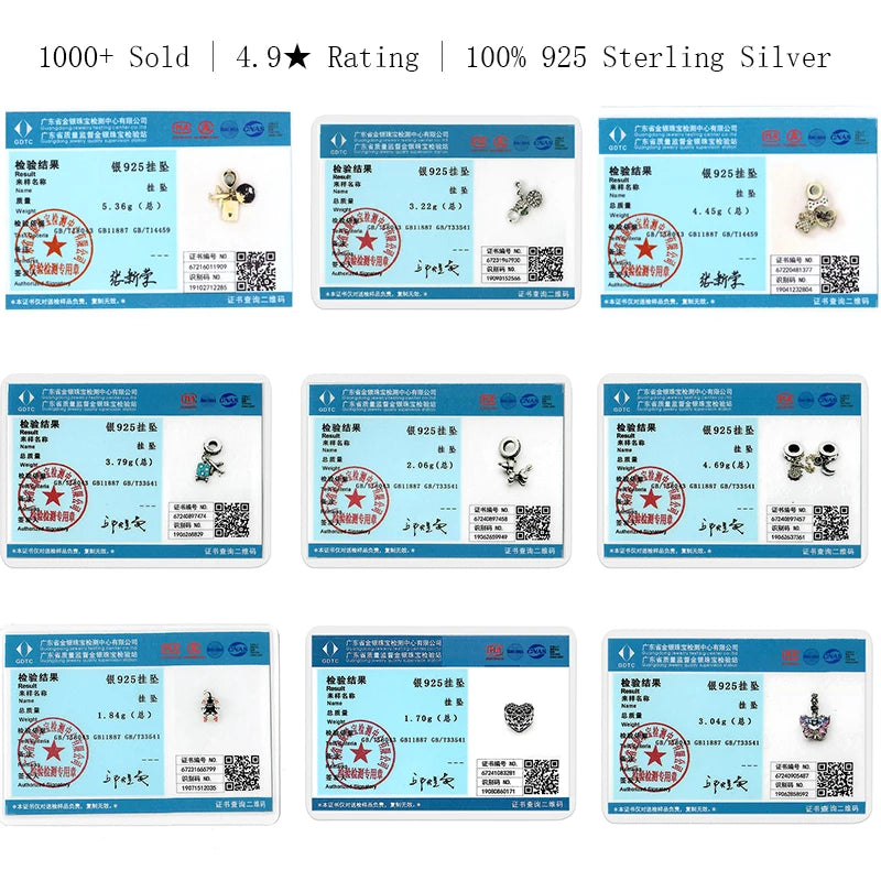 925 Sterling Silver Tree of Life Bead Luminous Firefly Dangle Butterfly Charms Fit Original Bracelet DIY Jewelry Gift for Women