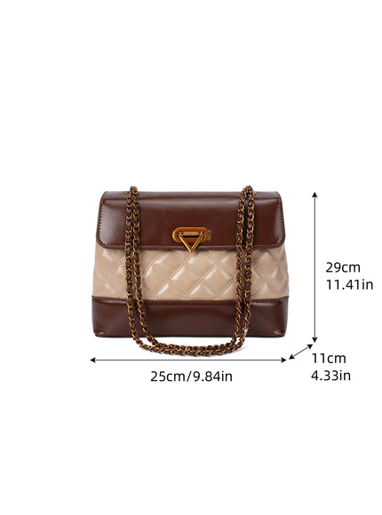 Handbags Textured Large-capacity Messenger Rhombic Chain Shoulder